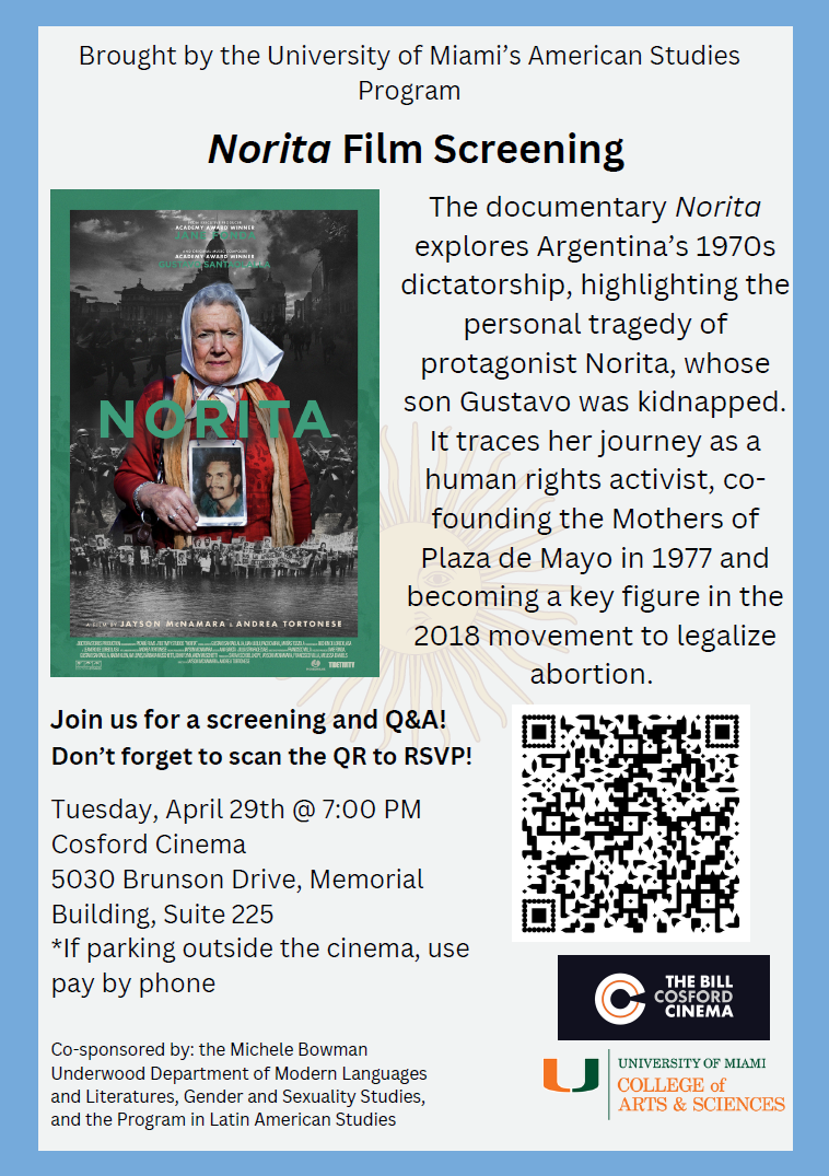Norita Film Screening flyer image